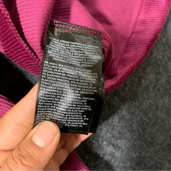 NWT The North Face Women’s Utility Cord Shacket L color Boysenberry Corduroy F11 - Picture 8 of 8